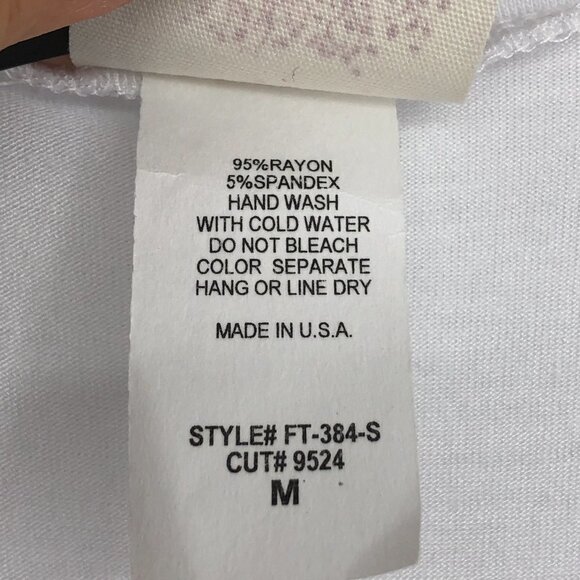 NWT Silver Icing Freeloader White Mad About You v-neck tank  size M/L - Picture 6 of 16